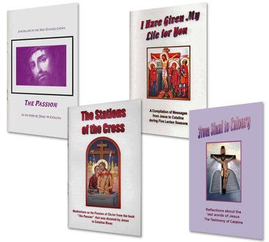 4 Book Special on the Passion - English - The Passion, The Stations of the Cross, From Sinai to Calvary and I Have Given My Life for You