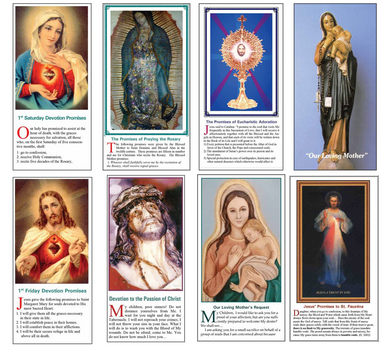 Special - All 8 Sets of Holy Cards @ 25 per packet - English - 1st Fri ...